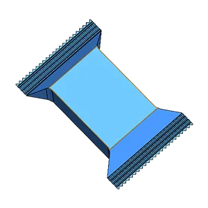 Sachet coussin à soufflets