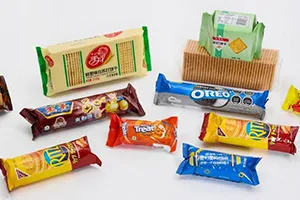Ligne automatique d’emballage de biscuits