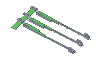 Ligne automatique d’alimentation et d’emballage