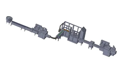 Ligne automatique de conditionnement secondaire