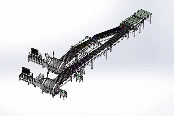 Ligne automatique d’emballage de chips