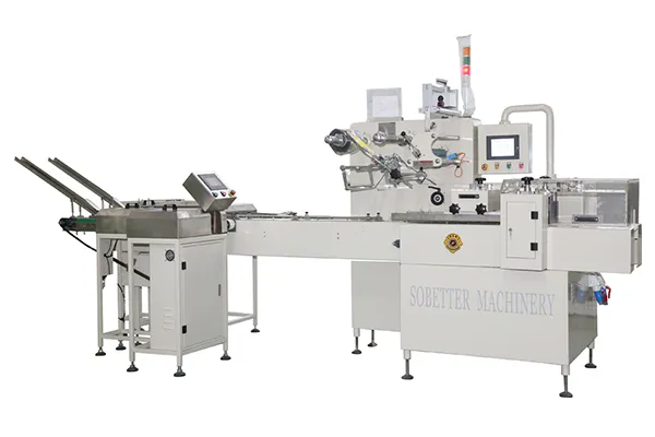 Machine de conditionnement horizontal sans barquette SF-G (conditionnement multi-servos de biscuits sur chant)
